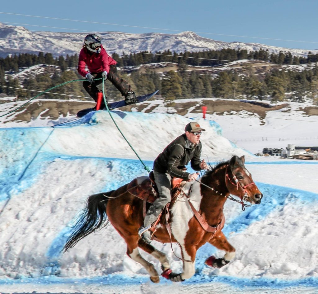 Dashing Through The Snow: Skijoring